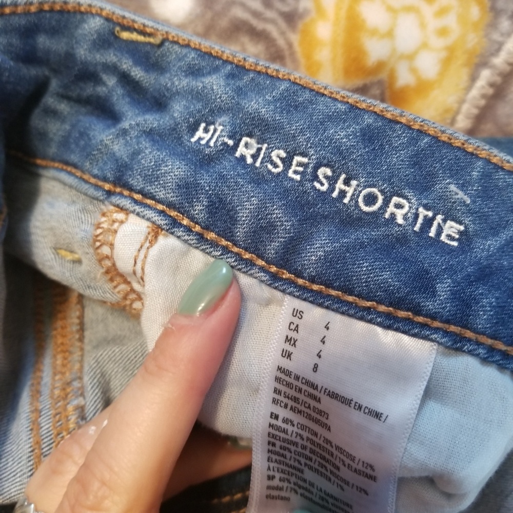 American eagle high rise shorts